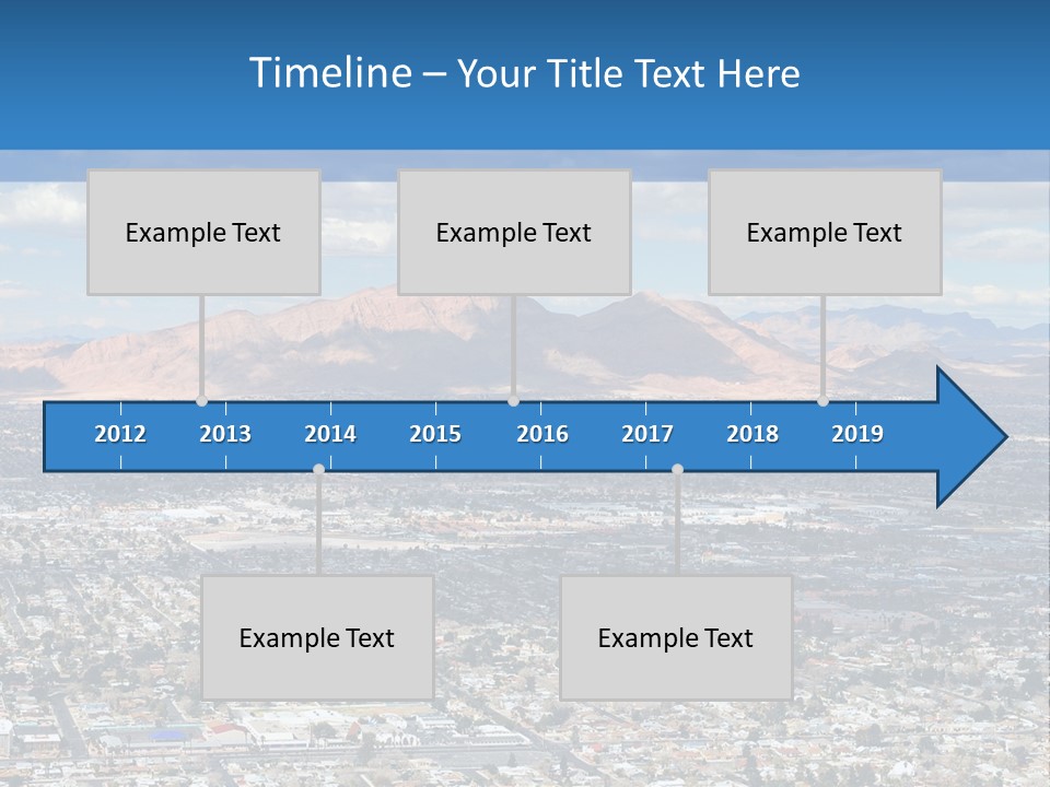 Luxury Landscape Road PowerPoint Template
