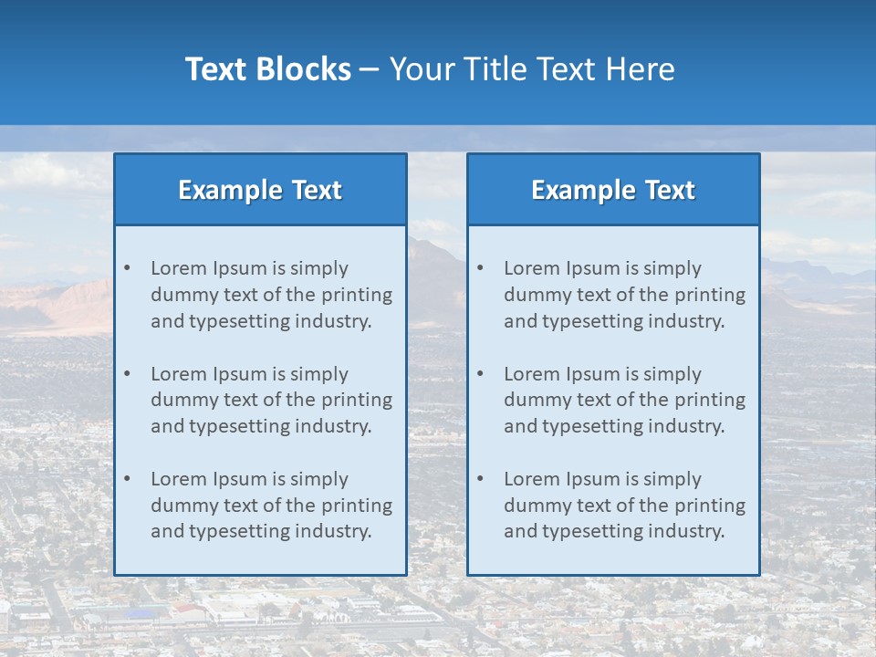 Luxury Landscape Road PowerPoint Template