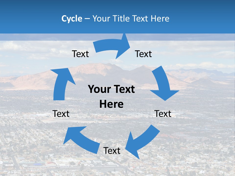 Luxury Landscape Road PowerPoint Template