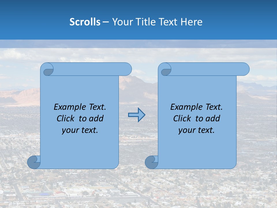 Luxury Landscape Road PowerPoint Template