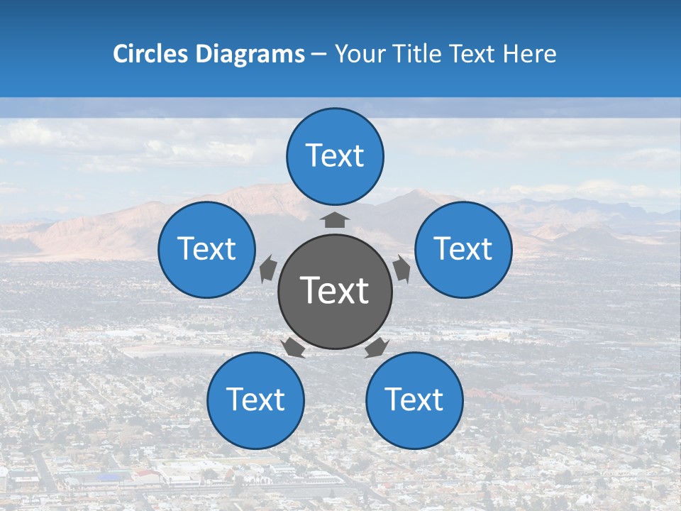 Luxury Landscape Road PowerPoint Template