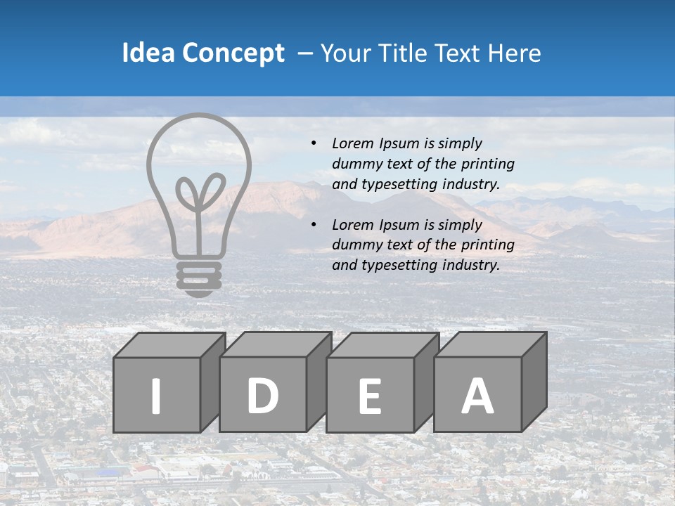 Luxury Landscape Road PowerPoint Template