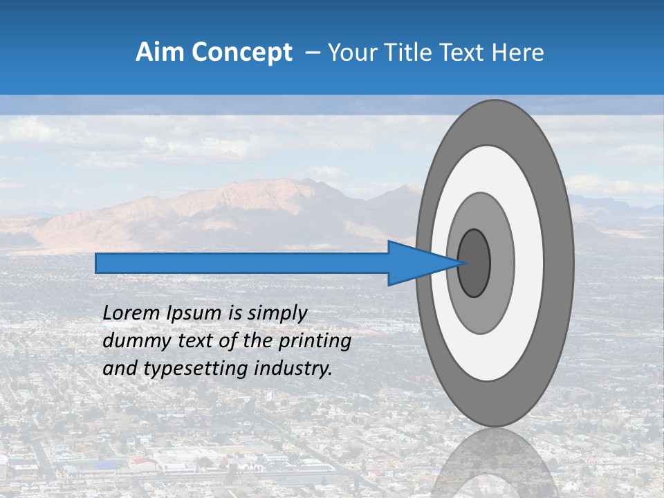 Luxury Landscape Road PowerPoint Template