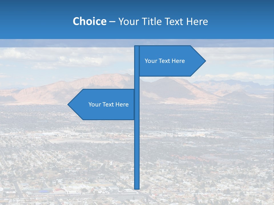 Luxury Landscape Road PowerPoint Template
