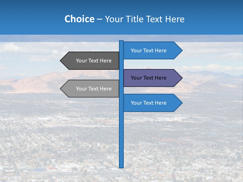 Luxury Landscape Road PowerPoint Template
