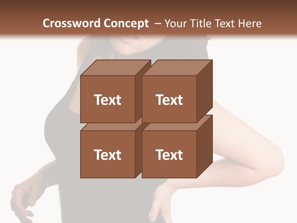 Hurt White Pain PowerPoint Template