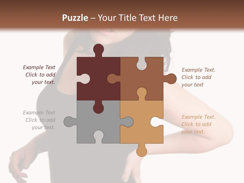 Hurt White Pain PowerPoint Template