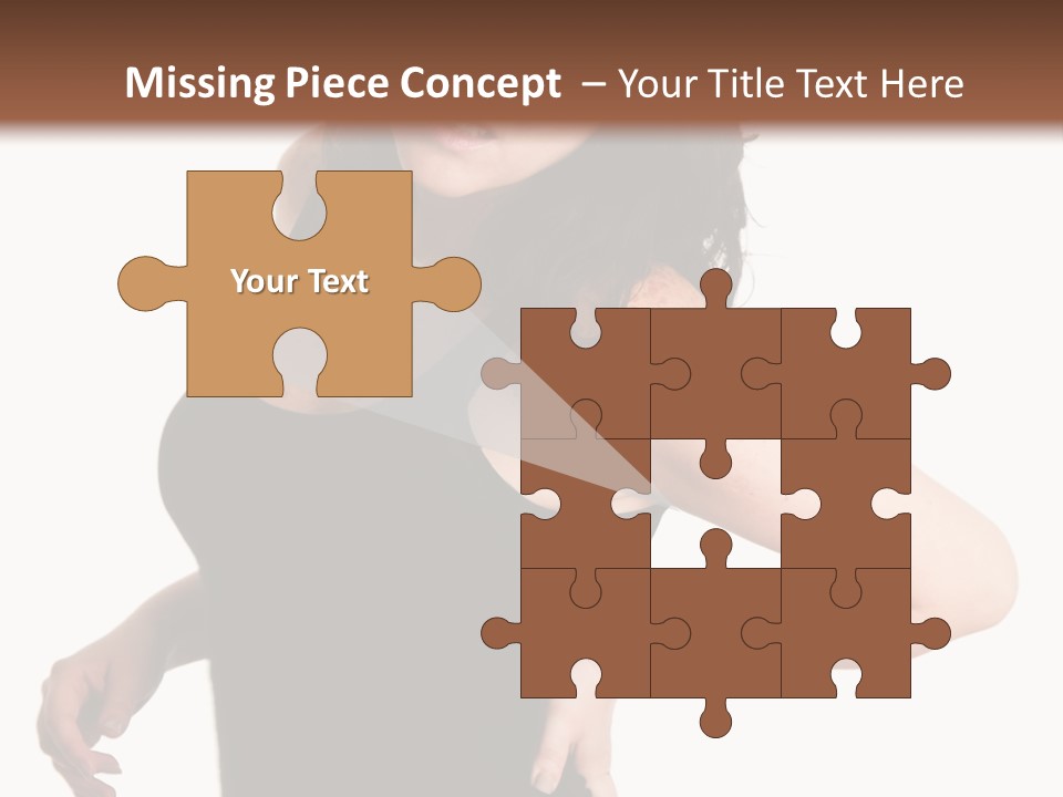 Hurt White Pain PowerPoint Template