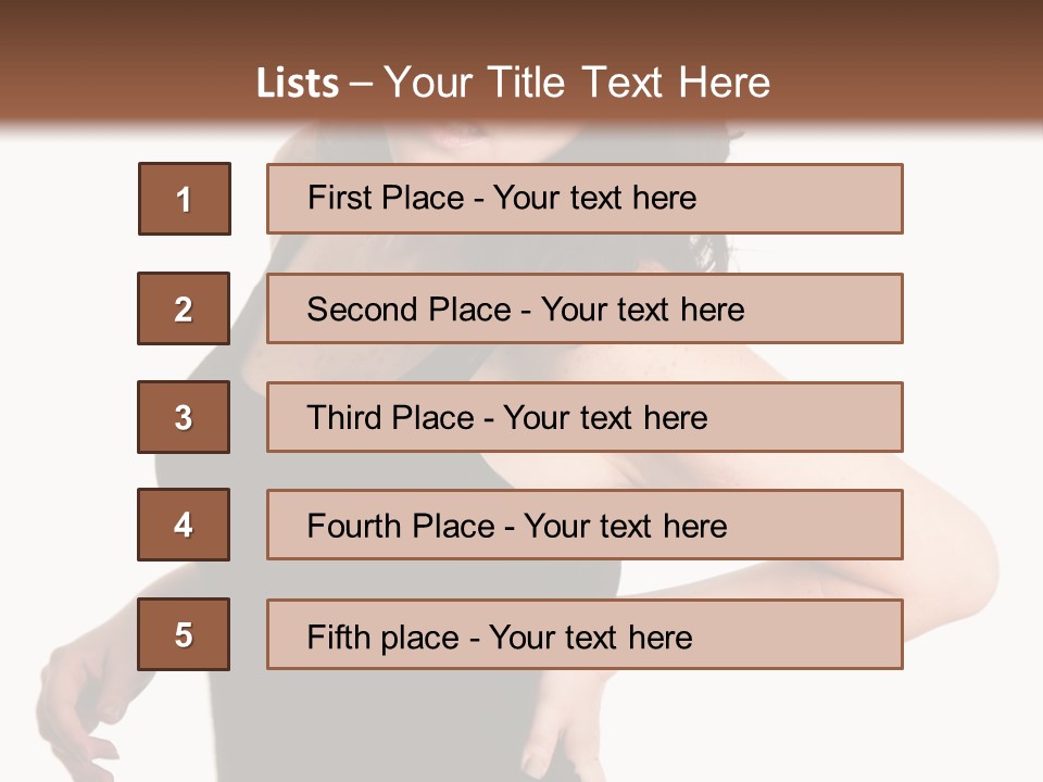 Hurt White Pain PowerPoint Template