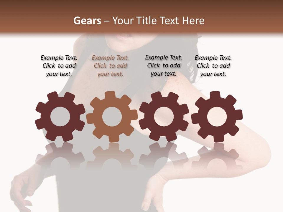 Hurt White Pain PowerPoint Template