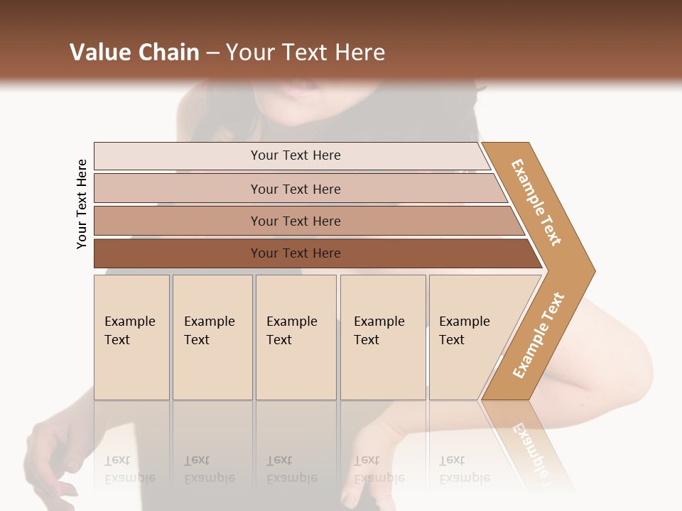 Hurt White Pain PowerPoint Template