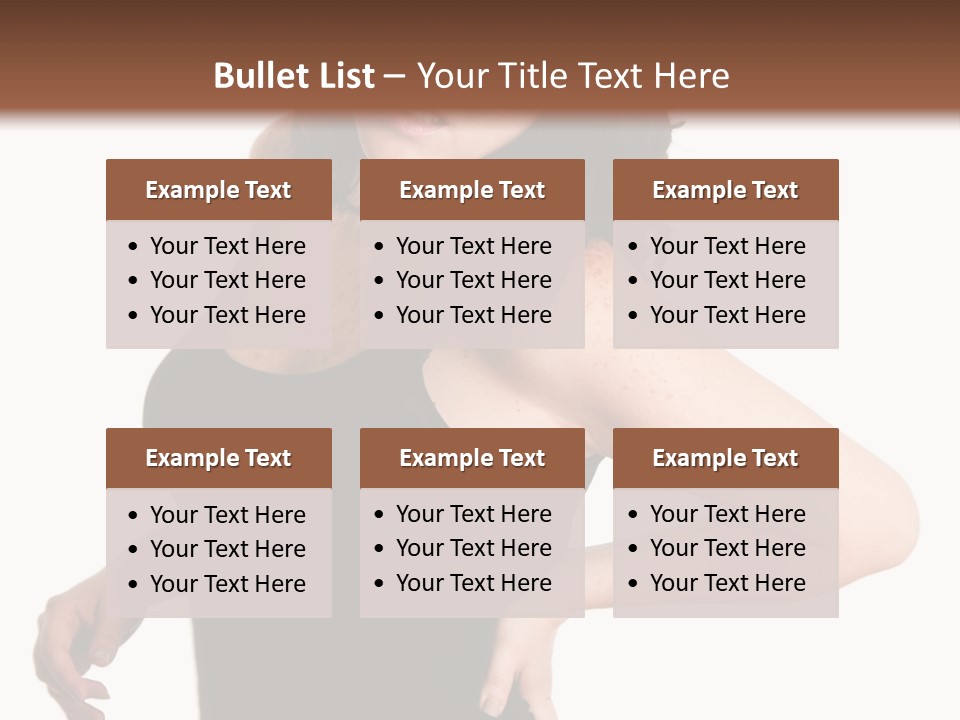 Hurt White Pain PowerPoint Template