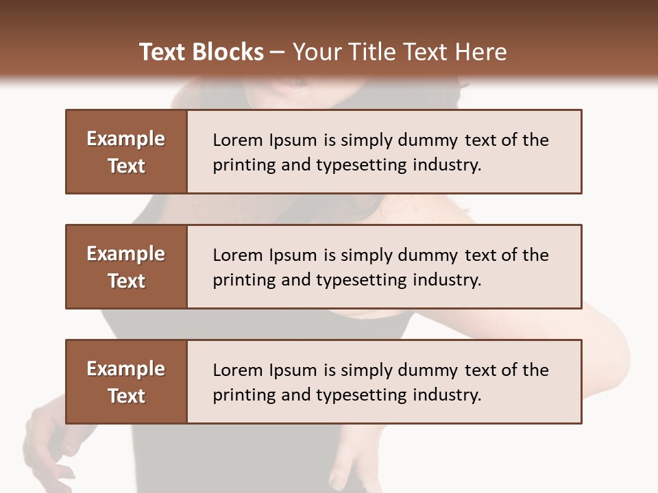 Hurt White Pain PowerPoint Template