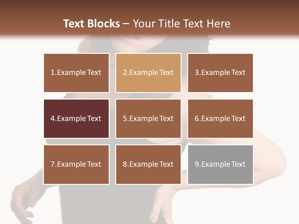 Hurt White Pain PowerPoint Template