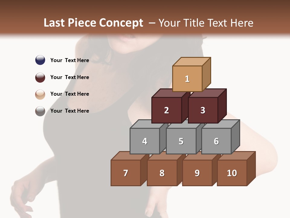 Hurt White Pain PowerPoint Template