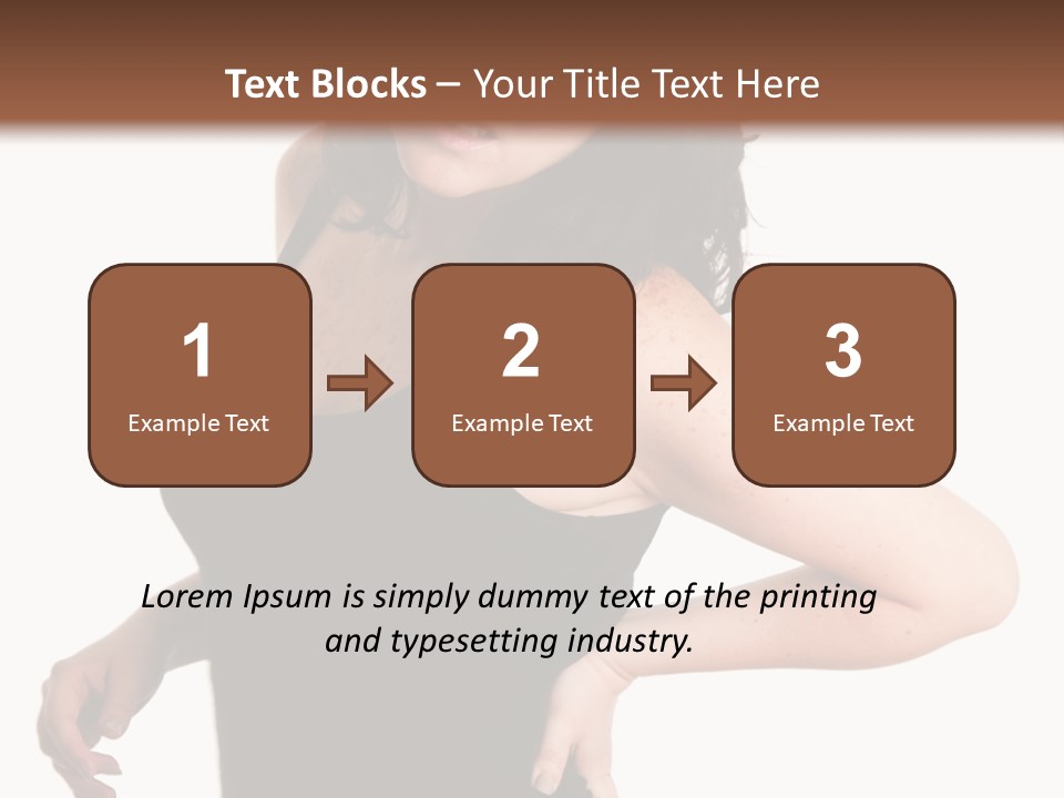 Hurt White Pain PowerPoint Template