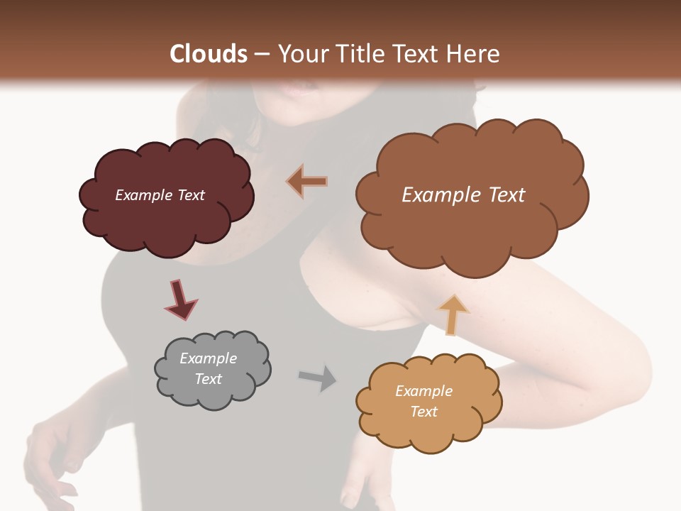 Hurt White Pain PowerPoint Template