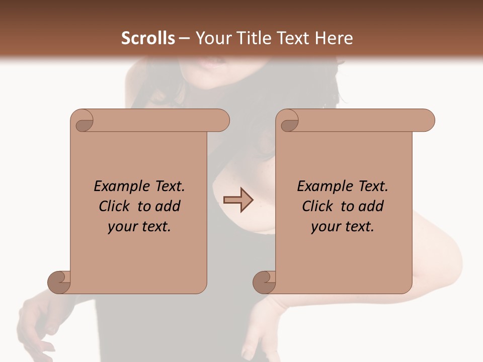 Hurt White Pain PowerPoint Template