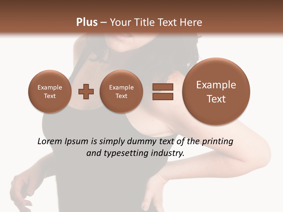 Hurt White Pain PowerPoint Template