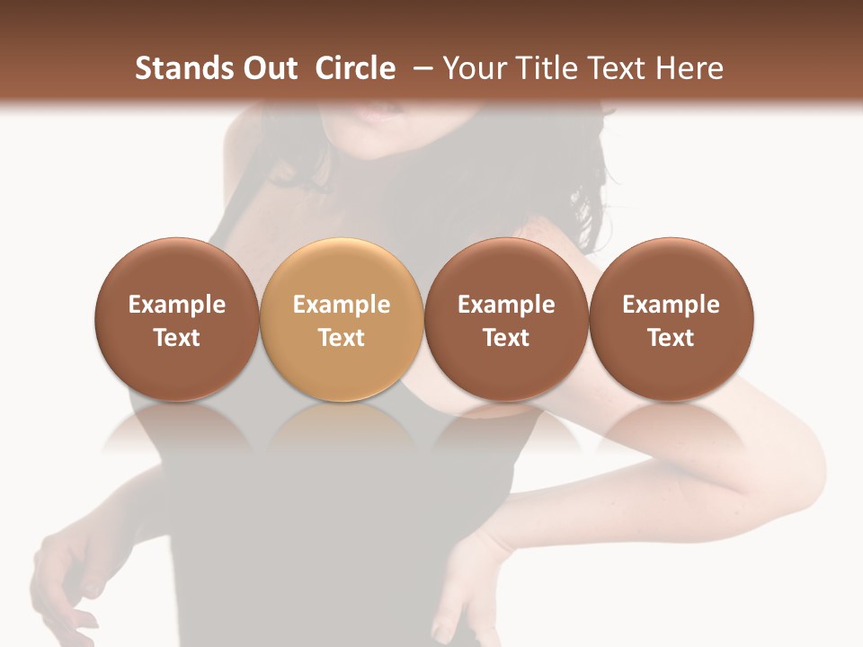 Hurt White Pain PowerPoint Template