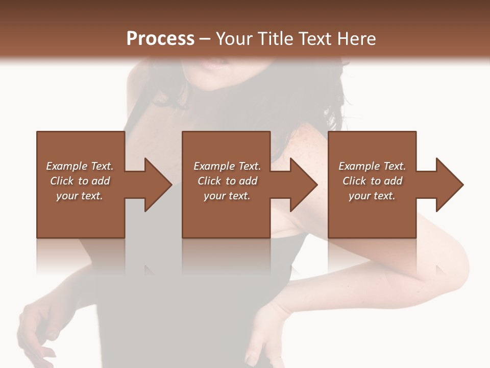 Hurt White Pain PowerPoint Template