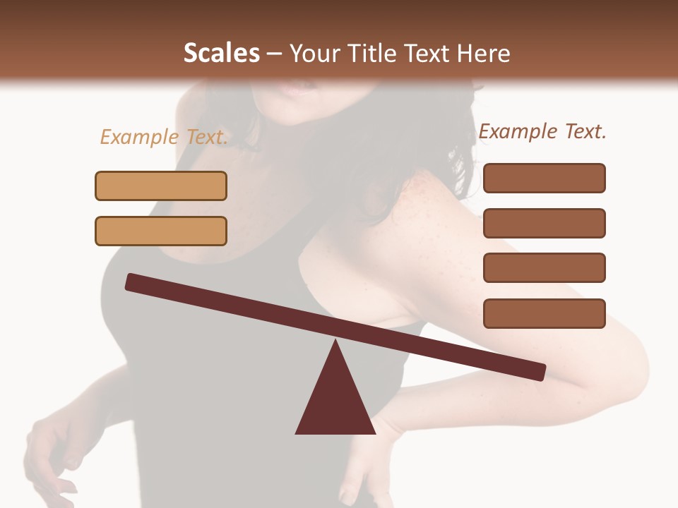 Hurt White Pain PowerPoint Template