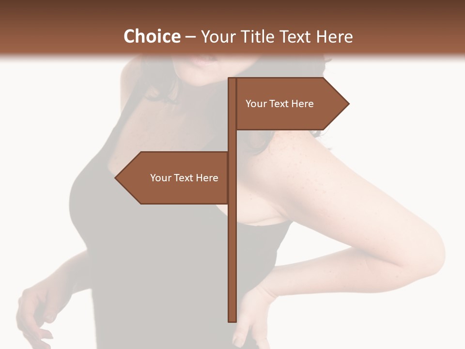 Hurt White Pain PowerPoint Template