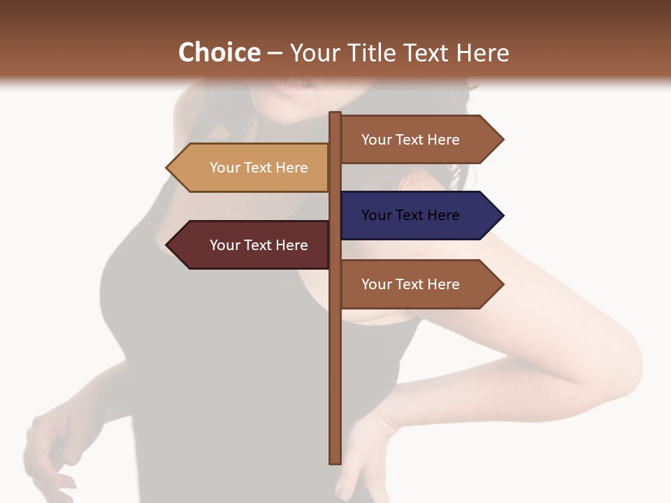 Hurt White Pain PowerPoint Template