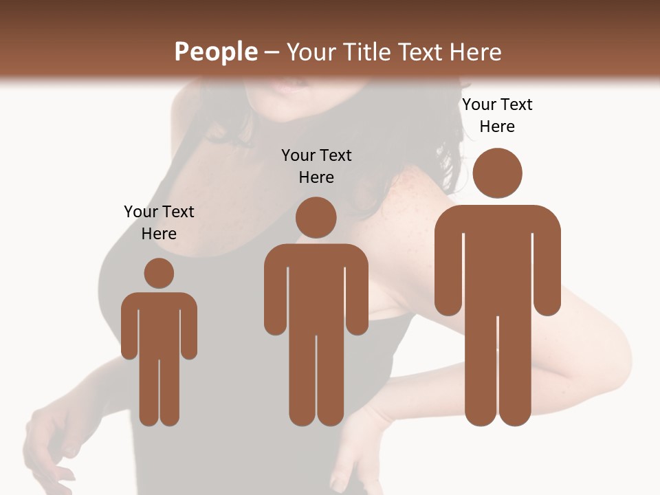 Hurt White Pain PowerPoint Template