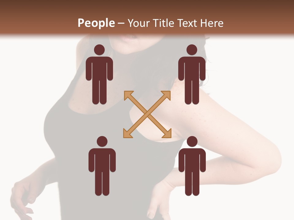 Hurt White Pain PowerPoint Template