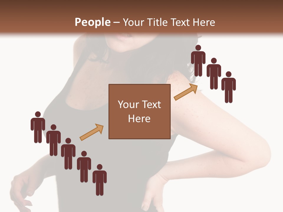 Hurt White Pain PowerPoint Template