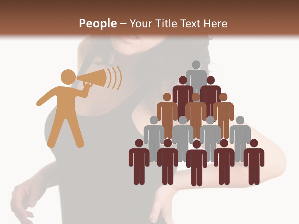 Hurt White Pain PowerPoint Template