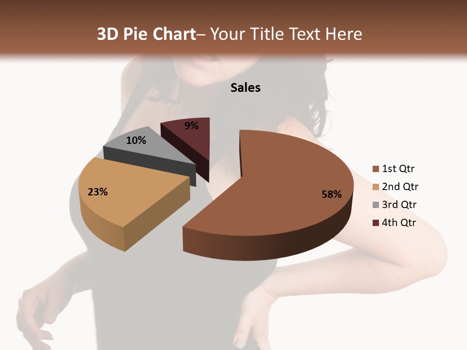 Hurt White Pain PowerPoint Template