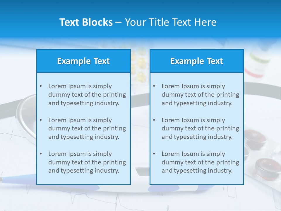 Science Table Note PowerPoint Template