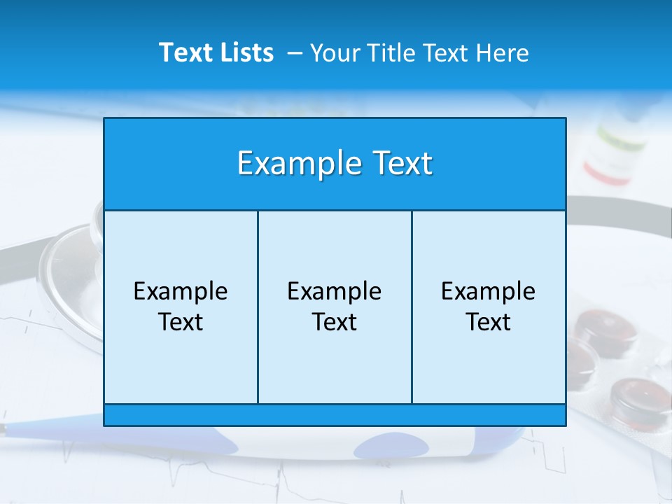 Science Table Note PowerPoint Template