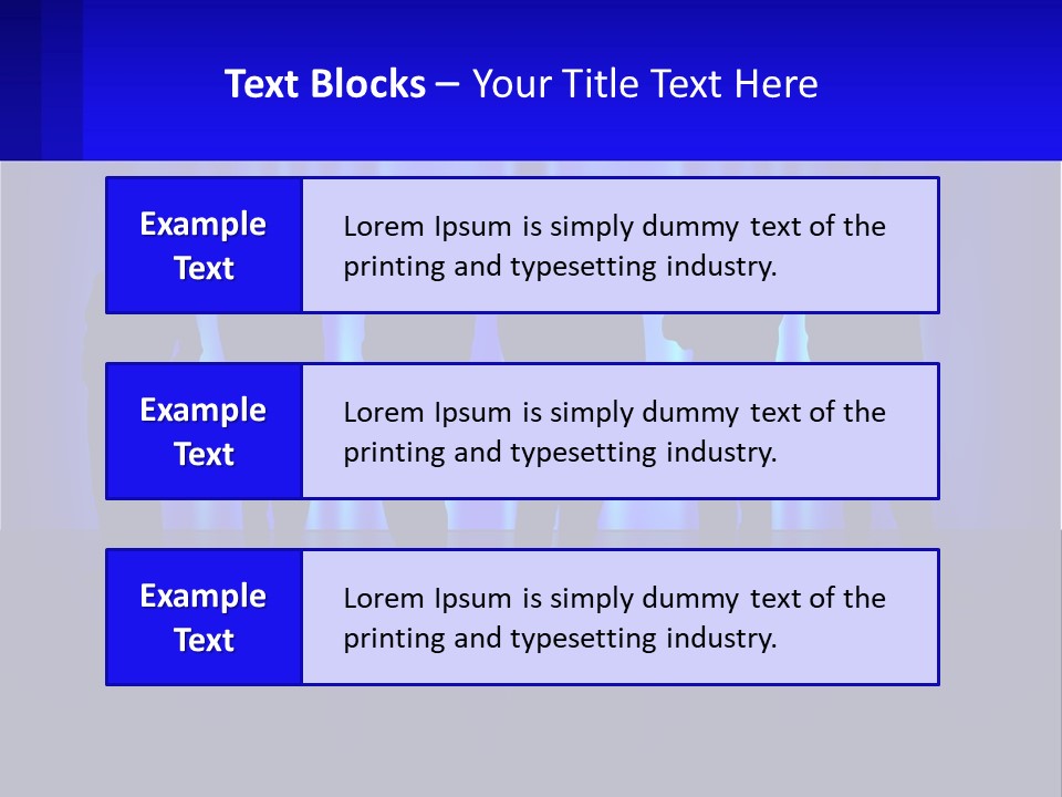 A Group Of People Standing In Front Of A Blue Curtain PowerPoint Template