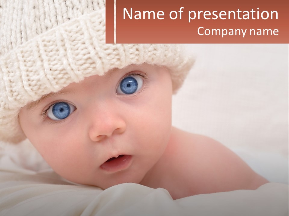 Boy Small White PowerPoint Template