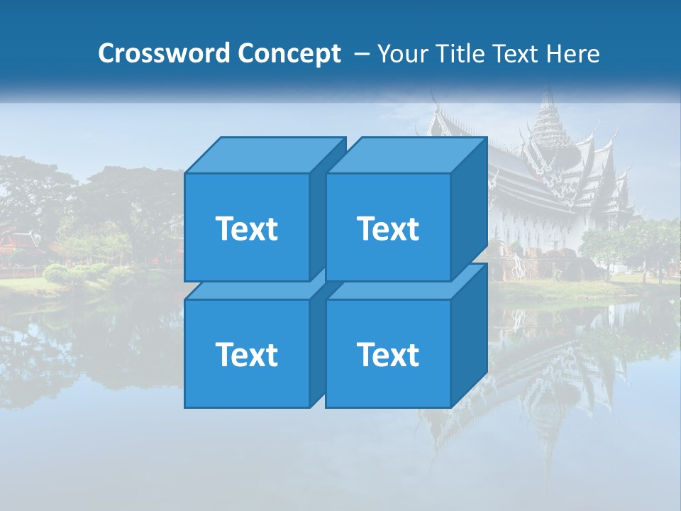 Religious Muang Architecture PowerPoint Template