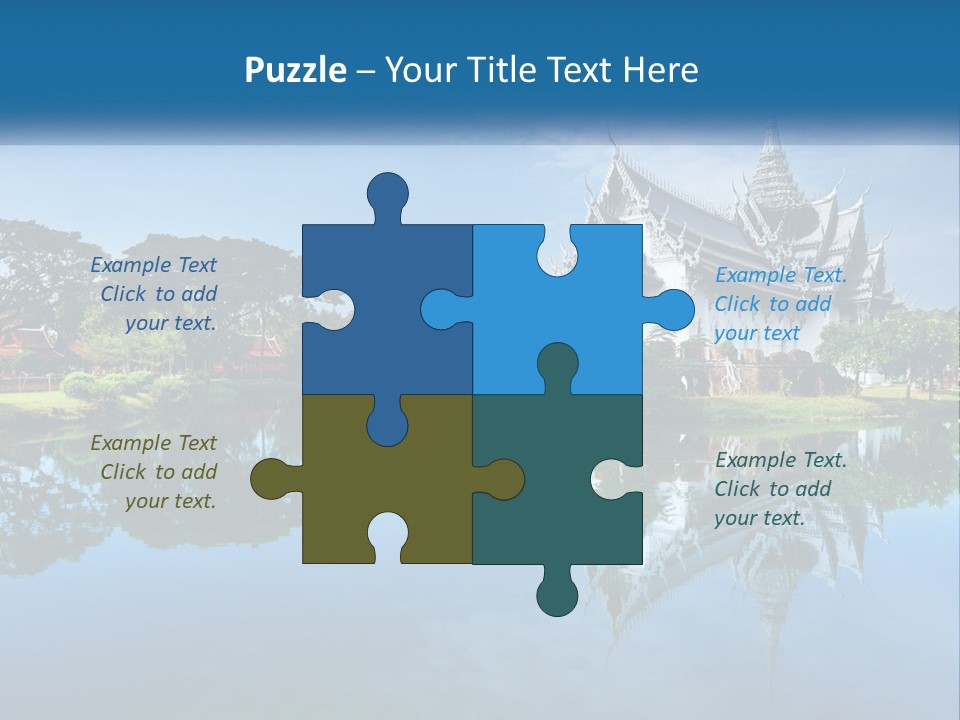 Religious Muang Architecture PowerPoint Template