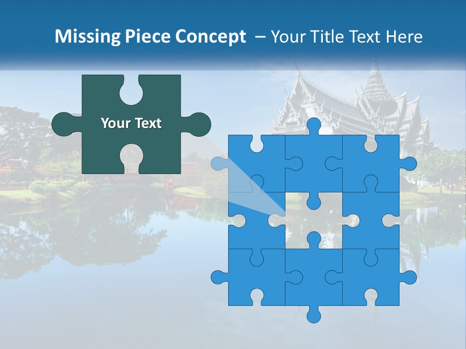 Religious Muang Architecture PowerPoint Template