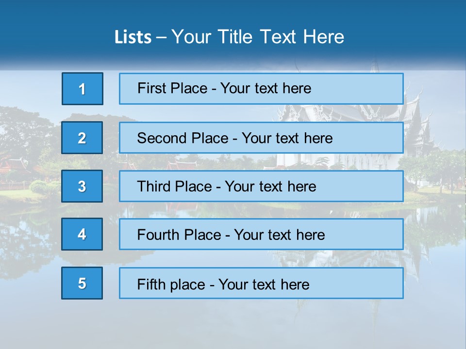 Religious Muang Architecture PowerPoint Template