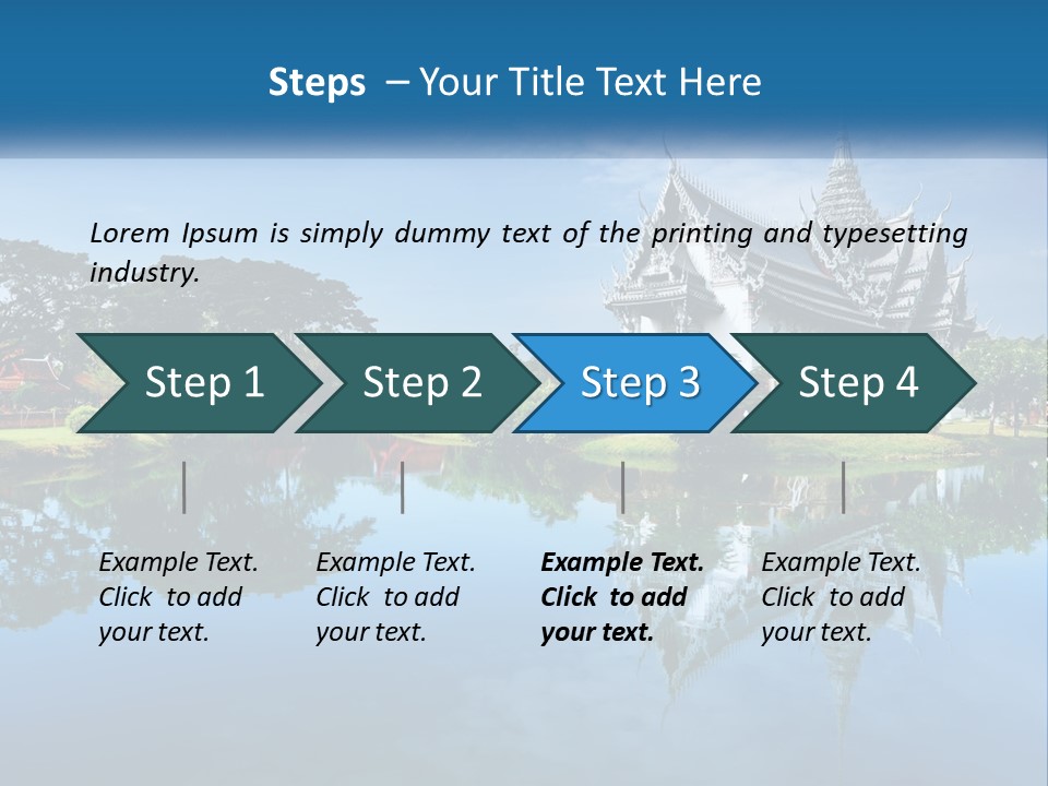 Religious Muang Architecture PowerPoint Template
