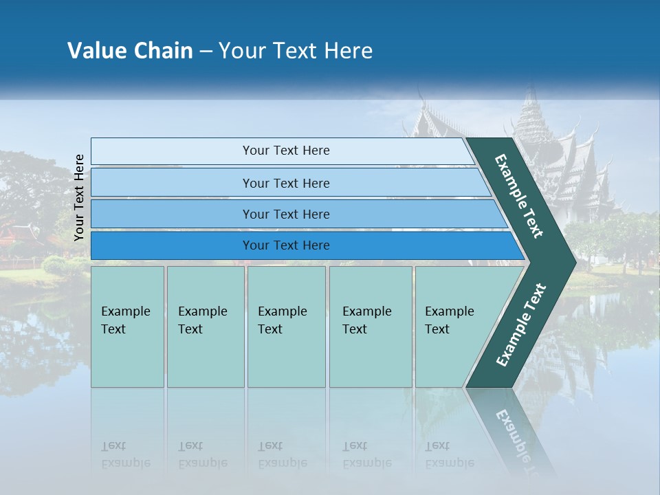 Religious Muang Architecture PowerPoint Template
