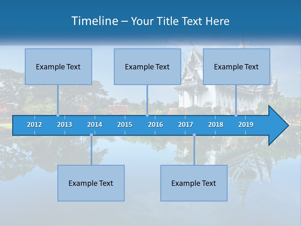 Religious Muang Architecture PowerPoint Template