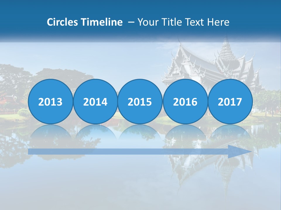 Religious Muang Architecture PowerPoint Template