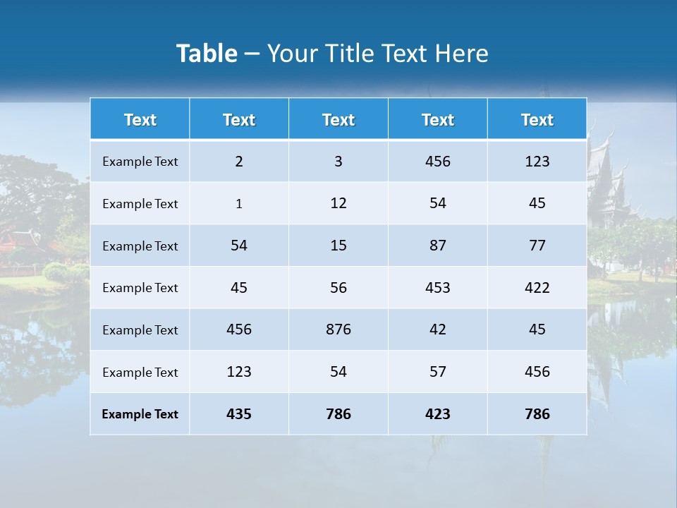 Religious Muang Architecture PowerPoint Template