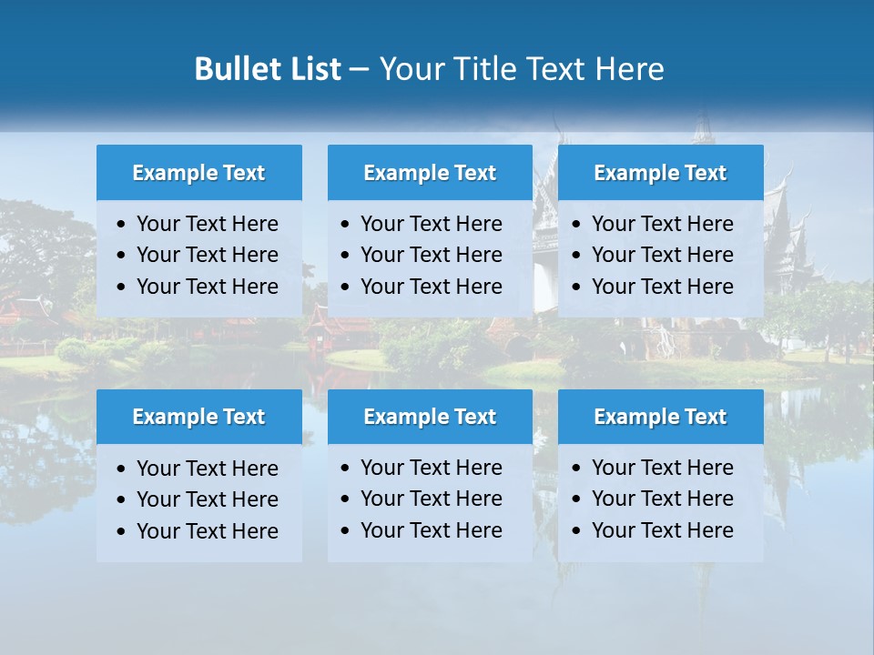 Religious Muang Architecture PowerPoint Template