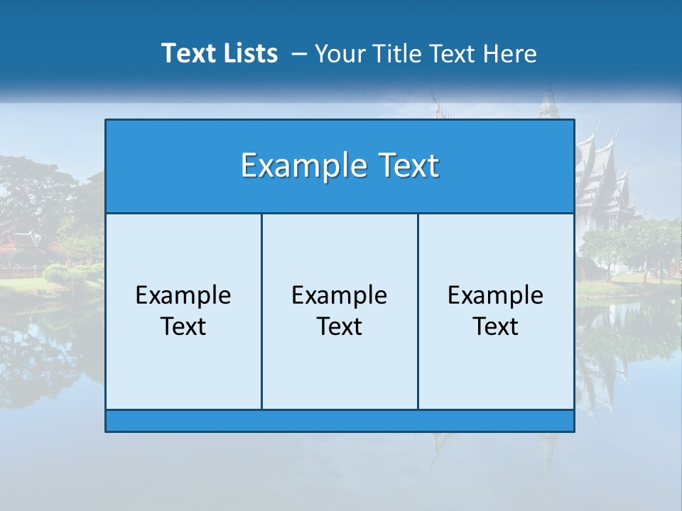 Religious Muang Architecture PowerPoint Template
