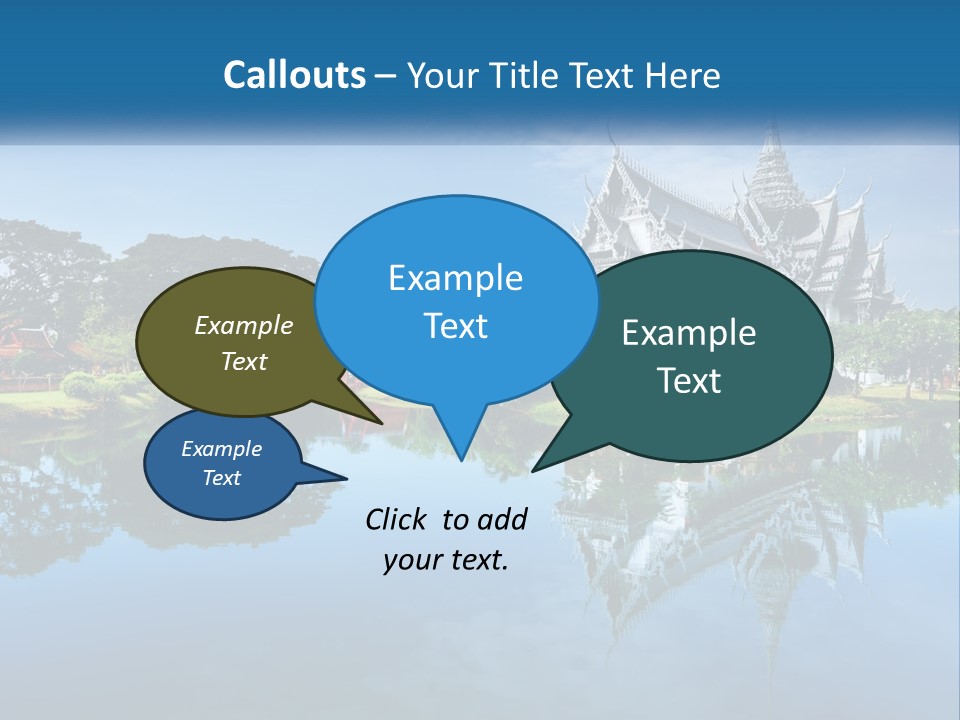Religious Muang Architecture PowerPoint Template