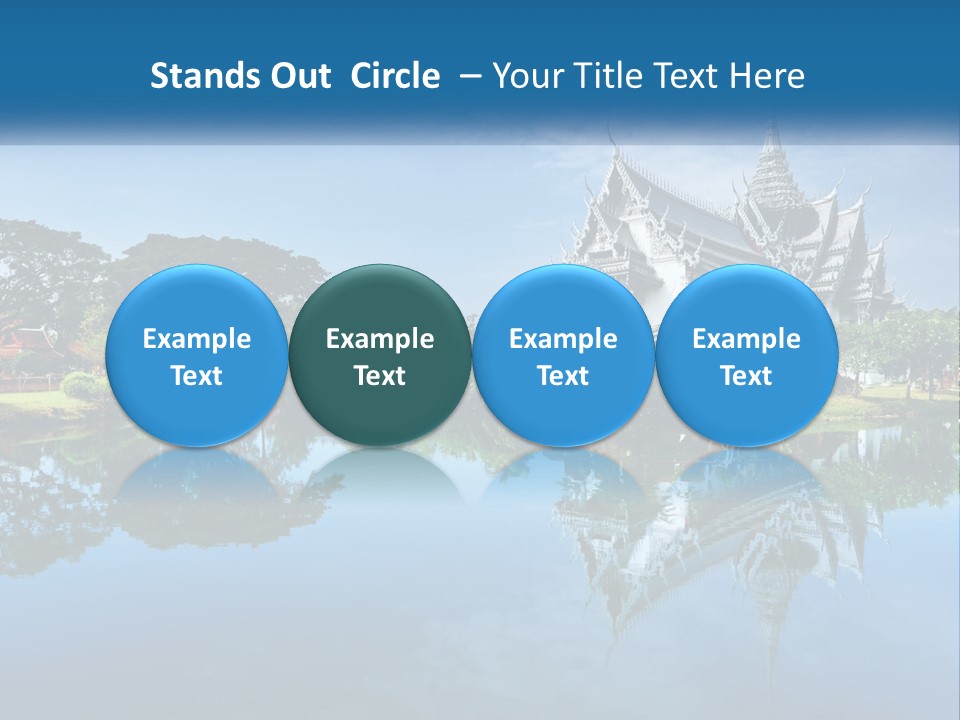 Religious Muang Architecture PowerPoint Template
